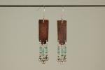 E414 Textured Copper, Resistors & Silver Beads