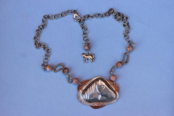 N459 Horse Candy Mold on Copper picture