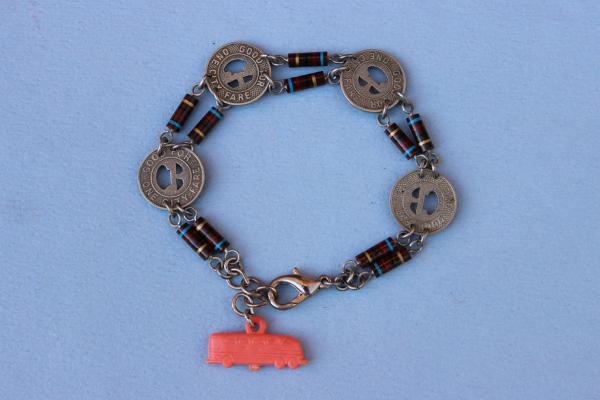 B287 Transit Token & Resistor Bracelet picture