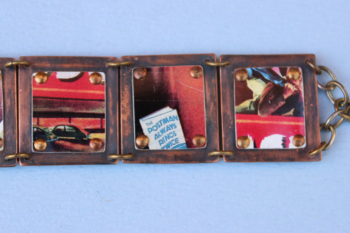 B316 Movie Poster Tin & Copper Bracelet picture