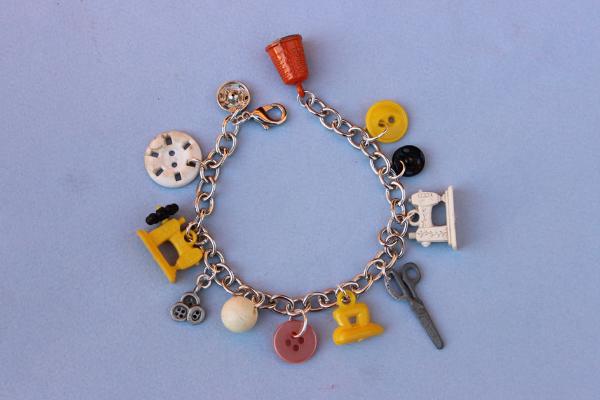 B338 Sewing Charm Bracelet picture