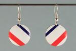 E431 Red, White & Blue Tin Discs