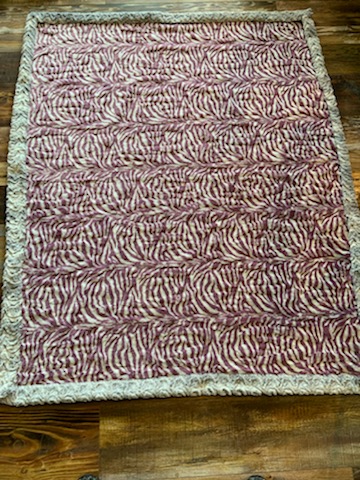 Purple/Grey Minky Blanket