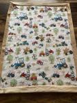 Farm/Tan Minky Blanket