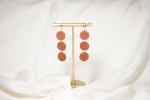 Art Deco 3 Tier Earrings