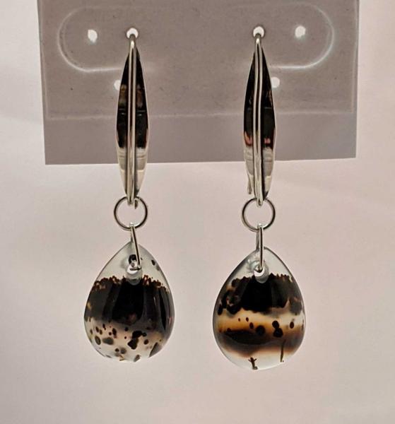 Montana Moss Agate Earrings #4106