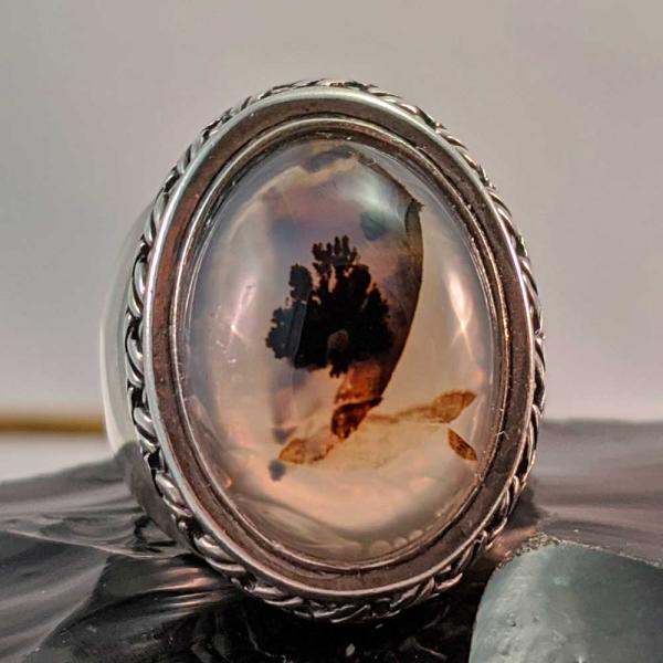 Montana Moss Agate Ring #2369 picture