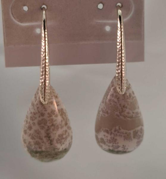 Petoskey Stone Earrings #4233