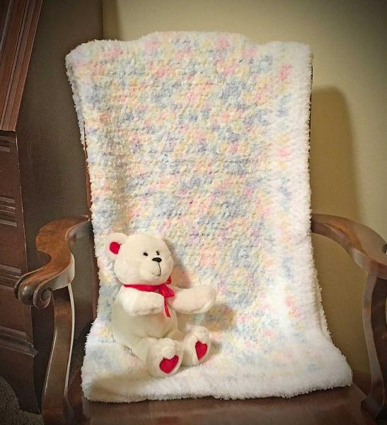 Super Soft Handmade Baby Blanket (Baby Baby)#642