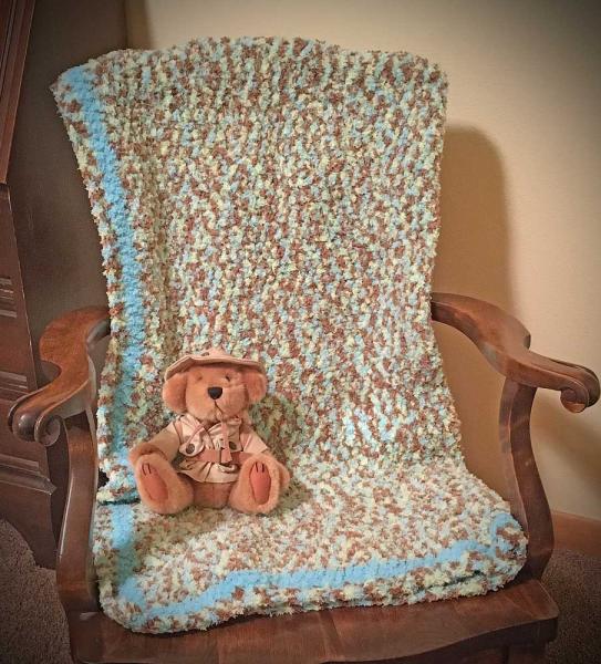 Super Soft Handmade Throw (Play in the Park)#648