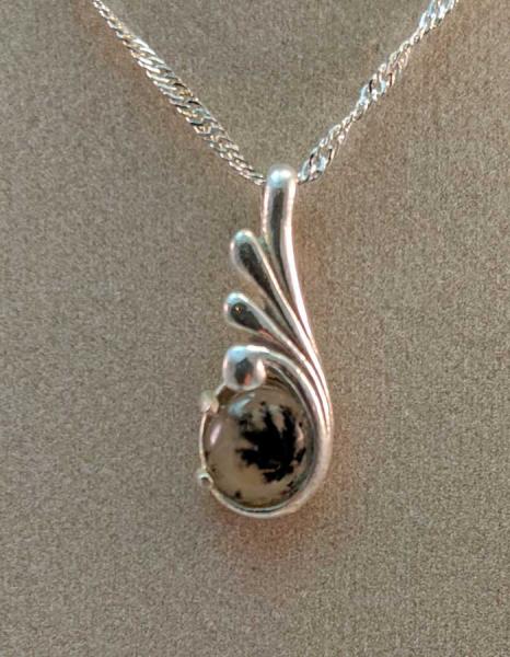Montana Moss Agate Necklace #3911 picture