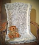 Super Soft Handmade Baby Blanket (Blue Bell)#628