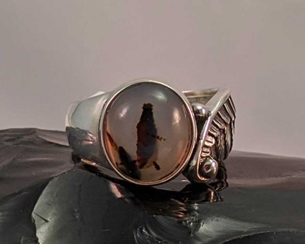 Montana Moss Agate Ring #4058 picture