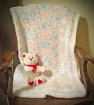 Super Soft Handmade Throw (Baby Baby)#627