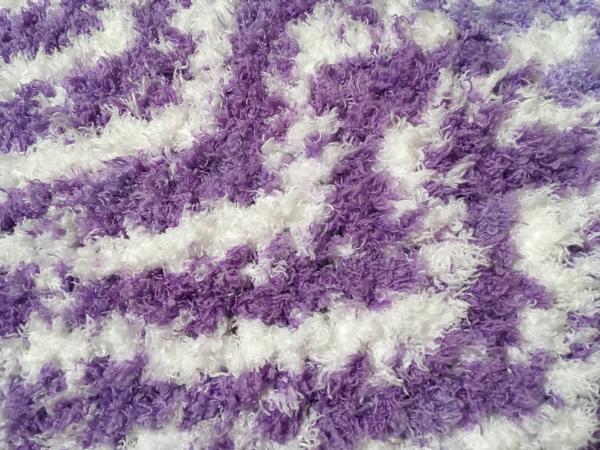 Super Soft Handmade Blanket (Grape Swirl)#633 picture