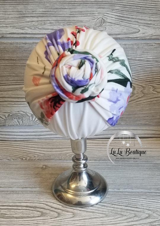 Flowers and Berries Baby Headwrap- 3 STYLES! picture