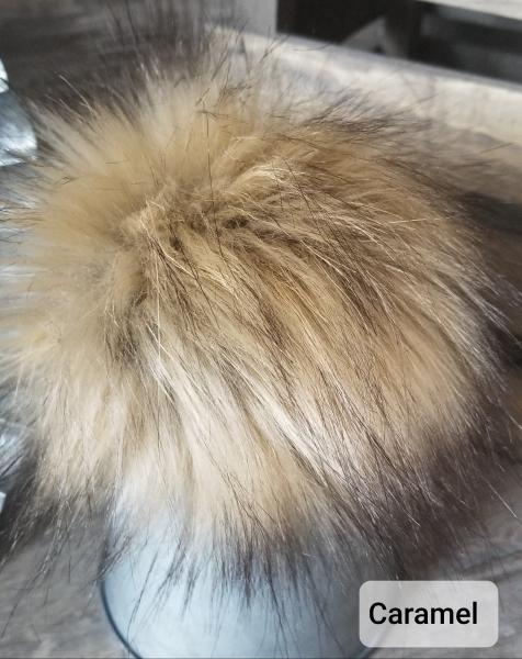 AJ HATS-handmade. fleece lined.WARM-  Ginger Buttercream picture
