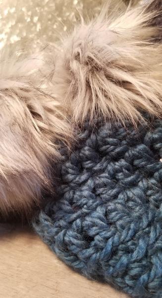 AJ HATS-handmade. fleece lined.WARM- Dusk picture