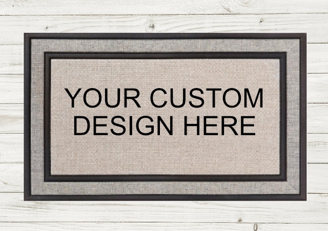 PERSONALIZED NAME&NAME DOORMAT- Local Fargo/Mhd Pick up Available! picture