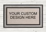 PERSONALIZED CUSTOM DOORMAT-  Local Fargo/Mhd pick up available!