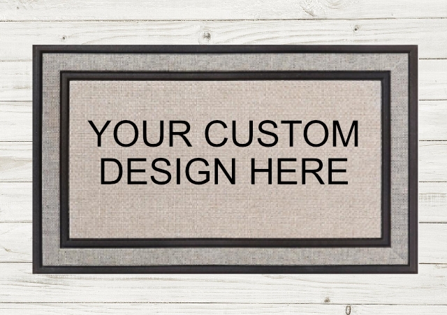 PERSONALIZED CUSTOM DOORMAT-  Local Fargo/Mhd pick up available! picture