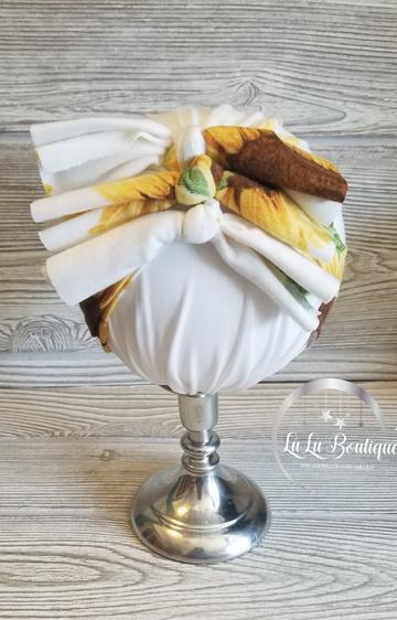 Sunflower Sunshine Baby Headwrap- 3 STYLES!