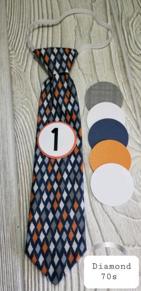 DIAMOND 70s-MONTHLY MILESTONE TIES PHOTO PROP