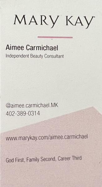 Aimee Carmichael Independent Beauty Consultant with Mary Kay