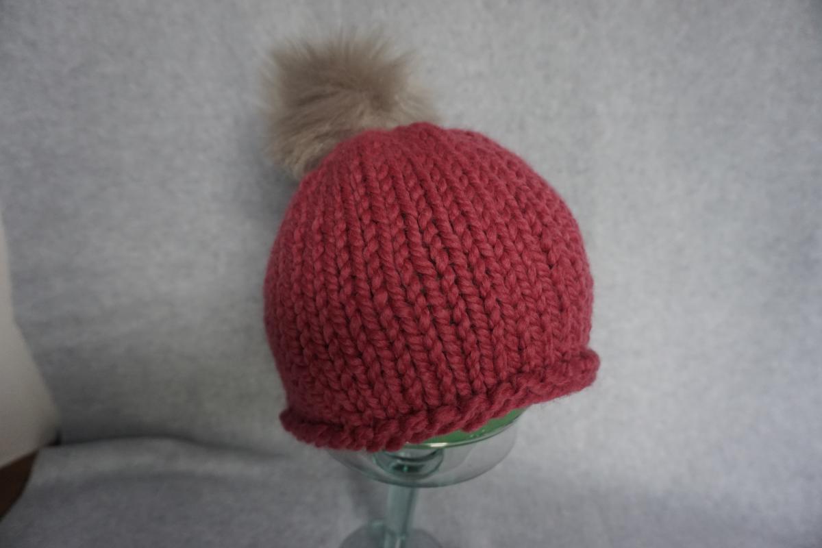 Toddler Size Hat With Removable Pom picture