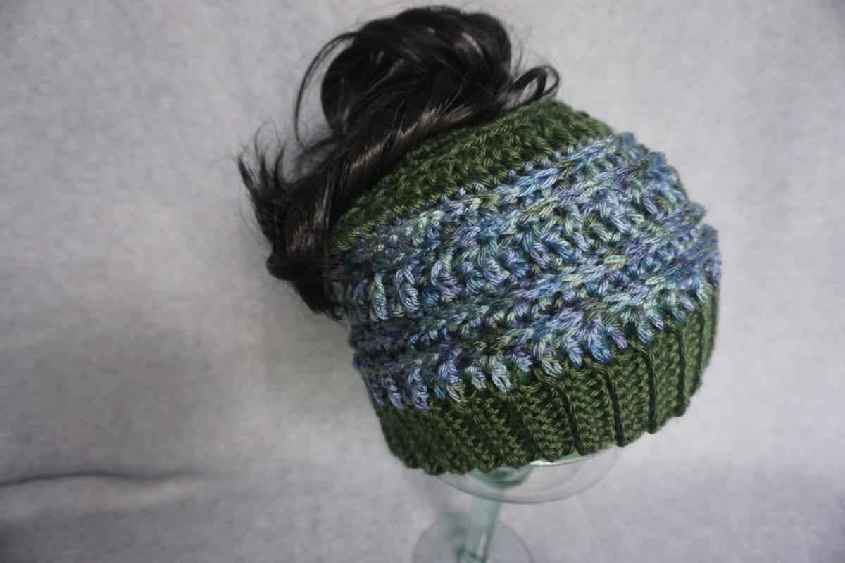 12 to 24 Month Pony Tail Hat picture