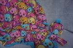 Fleece Puppy Print Baby Blanket 30 X 20