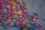 Fleece Puppy Print Baby Blanket 30 X 20