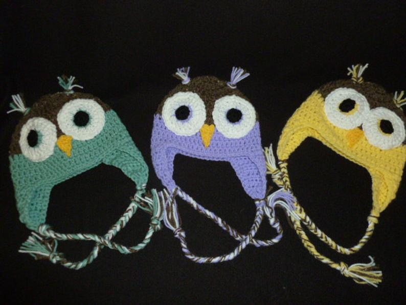 Owl Hats With Braids size Child picture