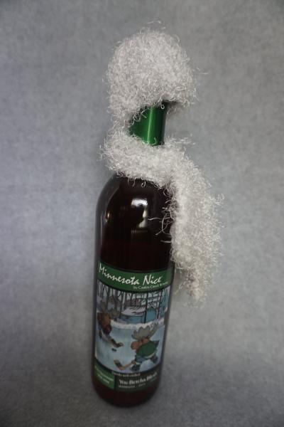 Fuzzy Bottle Scarf and Hat Set picture