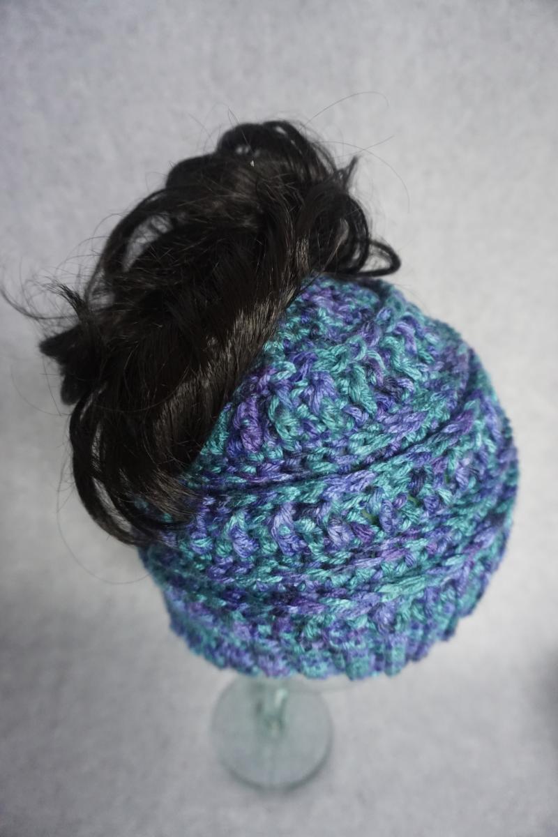 12 to 24 Month Pony Tail Hat picture