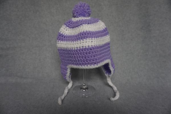 Baby Hat With Braids and Pom - Toddler