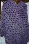 Grape Martha Stewart Coming Home Style Poncho