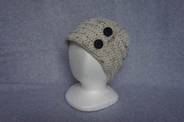 Button Decorated Hat
