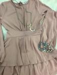 Mauve Ruffle Romper, Medium