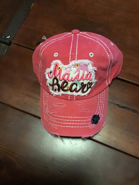 Mama Bear Hat, Coral picture