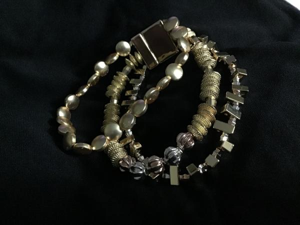 Erimish Gold Magnetic Cuff Bracelet picture