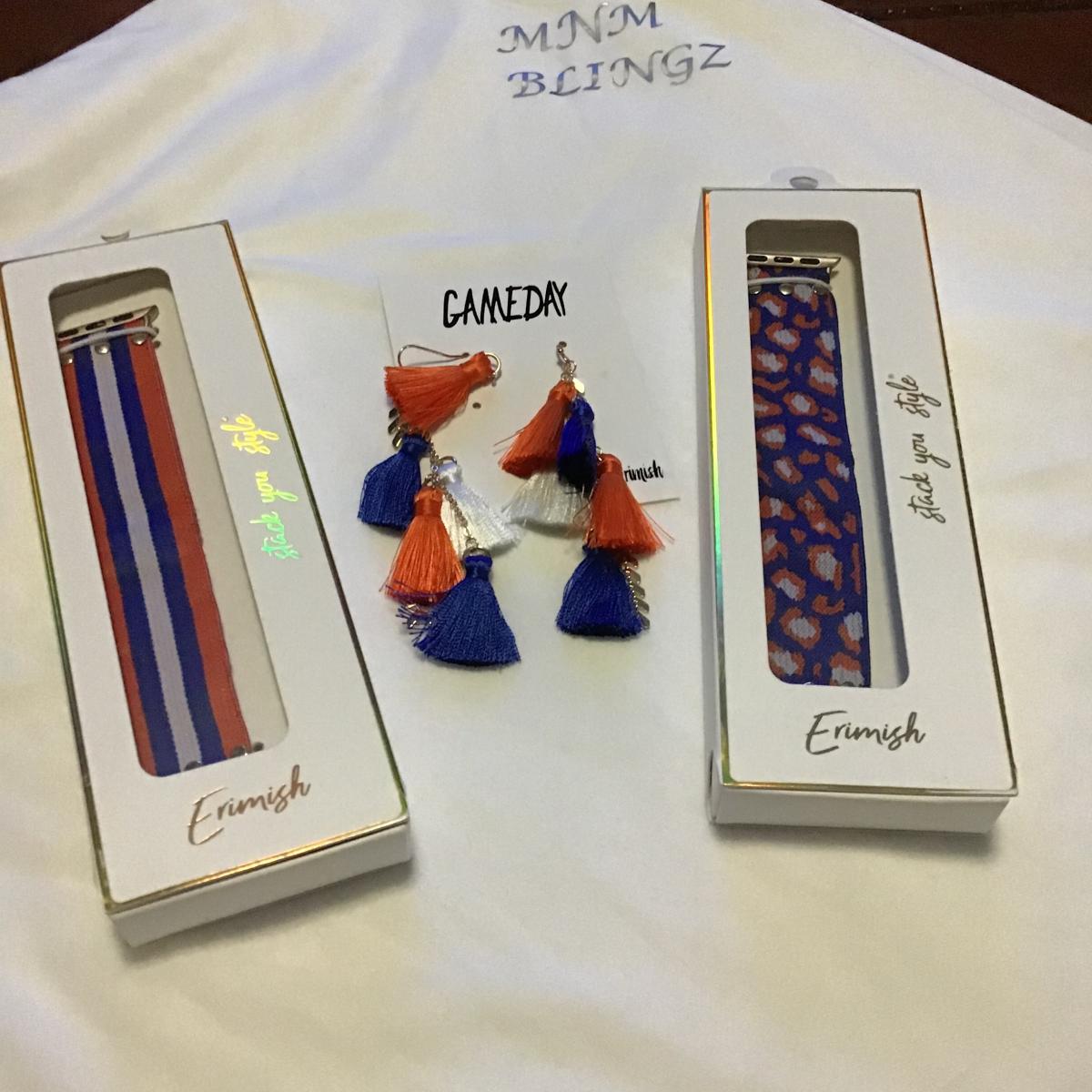 Erimish Stripe Gator Apple Watch Band picture