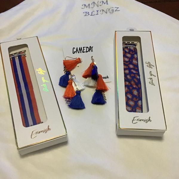 Erimish Stripe Gator Apple Watch Band picture