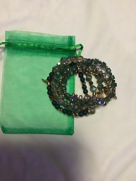 Erimish Green Bracelet Set, 5pcs