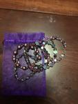 Erimish Purple Bracelet Set, 5pcs