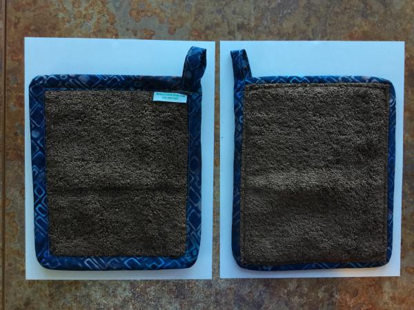 Copy of Pot Holder: Chocolate Toweling picture