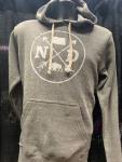 North Dakota Logo Hoodie - Grey