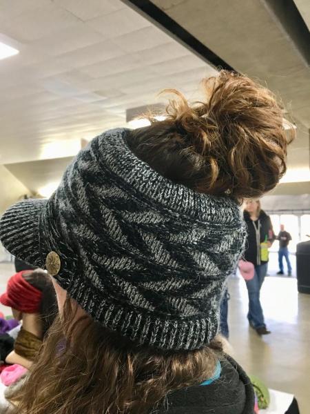 Fleece-Lined Pony Tail Hat picture