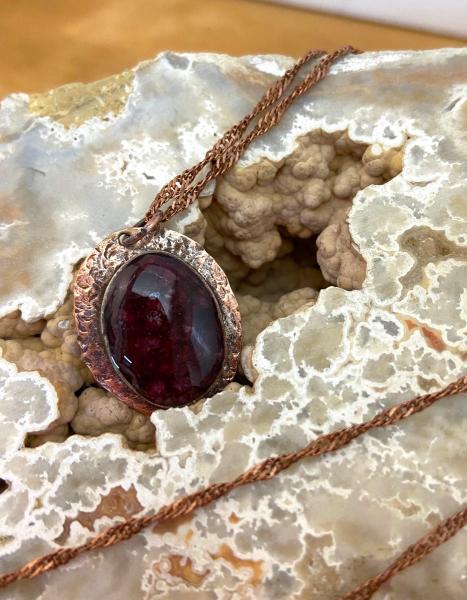 Rubies in Copper Necklace picture