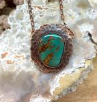 Turquoise in Bud Necklace